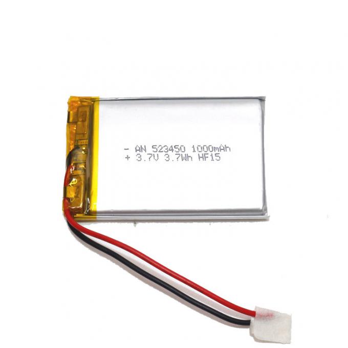 PL523450 3.7Wh 1000mAh 3.7 Volt Battery Pack