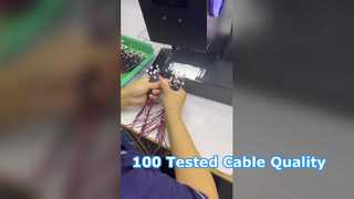 100% testing with a wire sequence tester ensures cable harness quality