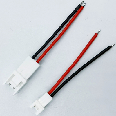 JST XH 2 Pin Pitch 2.54mm Male Female Wire Cable Connector XH2.54 2P Plug Socket 20cm Wire Length 26AWG