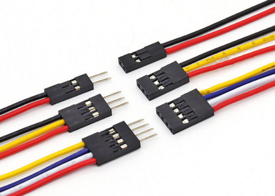 Low MOQ Custom Cable Assembly Dupont 2.54mm Pitch Male and Female Connector Cable Wire Harness ISO9001 China Factory