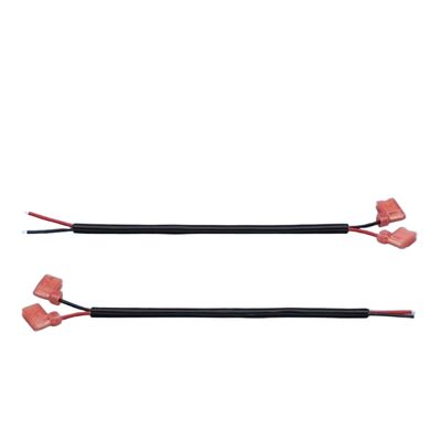 Custom-Manufactured Wire Harness Connectors with Flag-Type Female Spade Terminal—Nylon Fully Insulated Cold-Pressed Terminal Wire