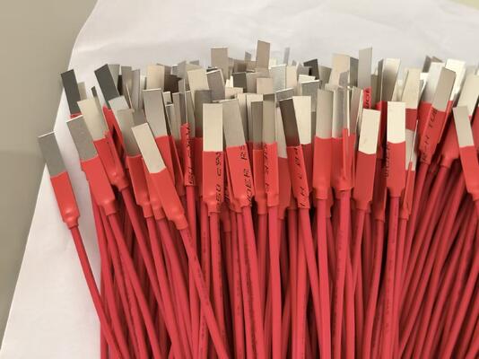 Custom Wire Harness Assembly | UL1015 Red and Black Lithium-ion Battery Tab Wire Harness | 600V High Temp Wire | UL Certified China Factory