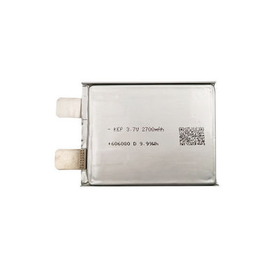 PL606080 2700mAh 3.7V 9.99Wh Lithium Ion Polymer Cell