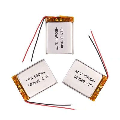 600mAh 3.7 V Rechargeable Lithium Polymer Battery