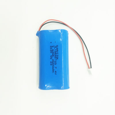 Rechargeable 18650 Battery Pack | MSDS CC CV 7.4V 2600mAh 18650 Lithium Ion Battery for Led Lights | Sample Order Accepted China Factory