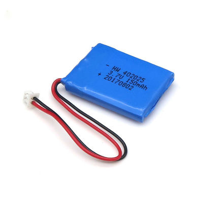 Custom 150mAh 3.7V Lithium Ion Polymer Battery Pack
