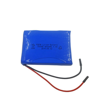 IEC62133 5000mAh 7.4 Volt Lithium Ion Polymer Battery
