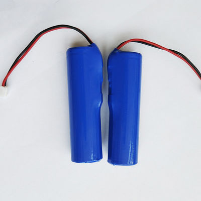 Custom 2000mAh 3.7 V 18650 Rechargeable Lithium ion Battery  with PH2.0/2P Plug Connector for DIY Electronics, Toys, Lighting,Bluetooth Devices and More | Low MOQ Made in China