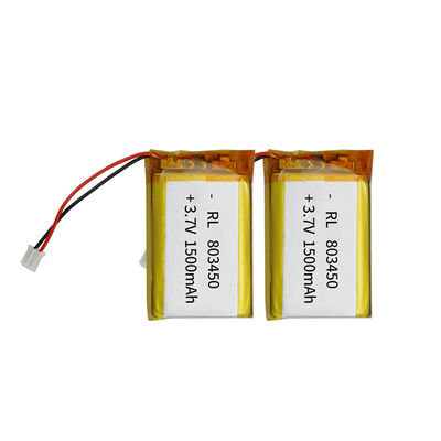 PL803450 1500mAh 3.7 V Lithium Polymer Battery Within 1C Rate