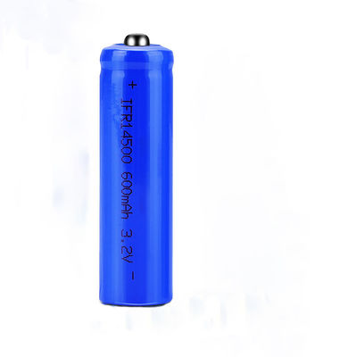 Rechargeable 600mAh 3.2v 14500 Lifepo4 With Lithium Ion Battery