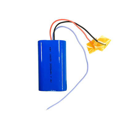 UN38.3 Certified  | Rechargeable 18650 Battery Pack | Custom 7.4V 2000mAh Lithium Battery Pack for Handheld Printers | Made in China