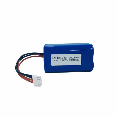 UN38.3 14.8V 2000mAh Liion Battery Pack IEC62133 Lithium Ion Battery Pack
