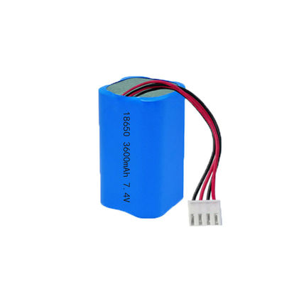 BMS Protected 18650 Battery Pack | 3600mAh 7.4V 12 Volt Lithium Ion Battery CC CV Mini Battery for Smart Sweeper | China Manufacturing Factory