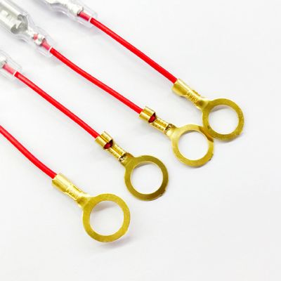 Custom 2.8mm 4.8mm and 6.3mm Female Spade Crimp Terminal with Electrical Insulating Sleeve and Wire Harness