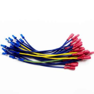 Custom 2.8mm 4.8mm and 6.3mm Fully Insulated Female Spade Connectors and Wire Harness Assembly Made in China