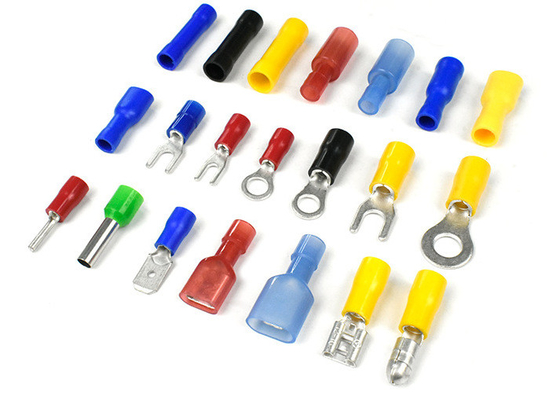 2.8mm 4.8mm and 6.3mm Fully Insulated Female Spade Connectors and Wire Harness