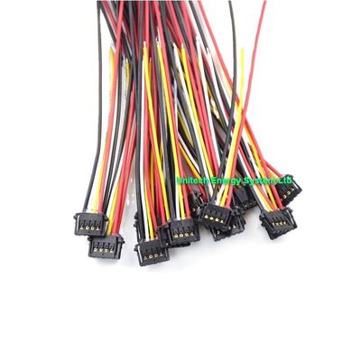 Custom-Manufactured Wire Harness with JST 1.2mm ACHR-04V Connector 4Pin Wire Harness for Battery Wire Harness Molex 504051 1.5mm Pitch2-10 Way Battery Connector Cable Assembly Harness
