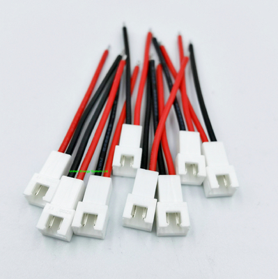 JST XH 2 Pin Pitch 2.54mm Male Female Wire Cable Connector XH2.54 2P Plug Socket 20cm Wire Length 26AWG