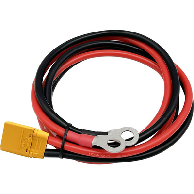 XT60 Wiring Harness for Battery Charger With O Ring Terminal Automotive Battery Cables 8AWG 10AWG TUV Approval Cable