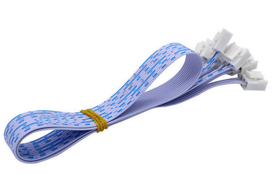 High Current Custom Battery Cable JST VHR-3N 3.96 Connector Wires with UL2468 22AWG Custom Flat Cable Assembling
