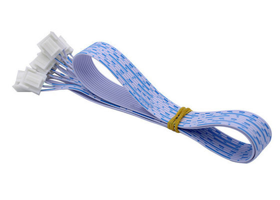 High Current Custom Battery Cable JST VHR-3N 3.96 Connector Wires with UL2468 22AWG Custom Flat Cable Assembling