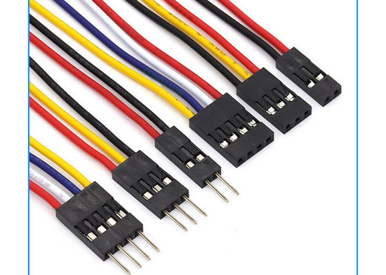 Low MOQ Custom Cable Assembly Dupont 2.54mm Pitch Male and Female Connector Cable Wire Harness ISO9001 China Factory