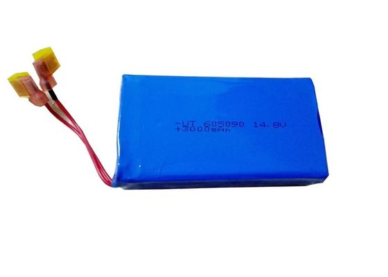 Long Cycle Life Lithium Polymer Battery  | Custom 4S 14.8V 3000mAh Lipo Rechargeable Battery for Portable Patient Monitors | UN38.3 China Manufacturing Factory