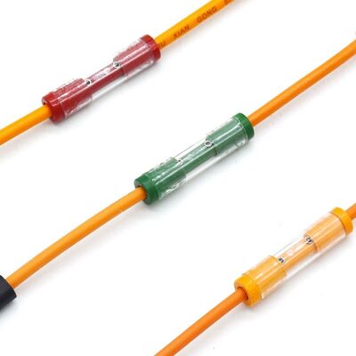 Vehicle Battery Cable With Fuse — 2.5/3/4 mm² Tinned Copper Wire (30A/40A/50A) Nice Quality Custom Cable Assembly