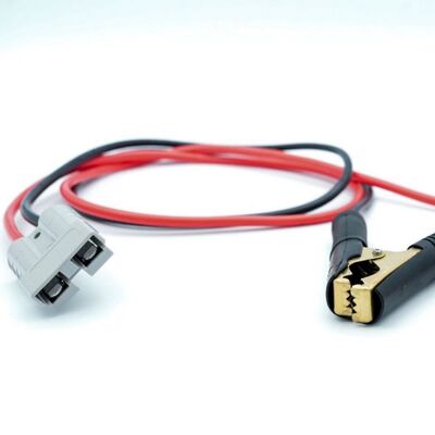 50A 1M Alligator Clips with High-Power Ring Terminals Battery Clamps Connection Cables, Battery Charging Leads And Car Inverter Power Cords, Wire And Harness Manufacturers