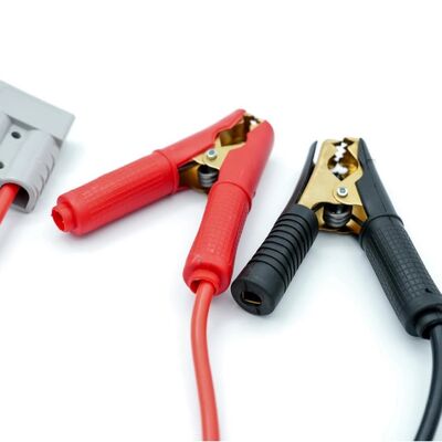 50A 1M Alligator Clips with High-Power Ring Terminals Battery Clamps Connection Cables, Battery Charging Leads And Car Inverter Power Cords, Wire And Harness Manufacturers