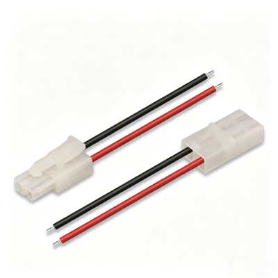 FDD Cold-Pressed to L6.2 Tamiya Plug Connector Adapter Wire Harness 2P 4P Male and Female Connector with 14AWG 10mm Cable, Male Female Connectors 4 Pairs for Auto, Motorcycle