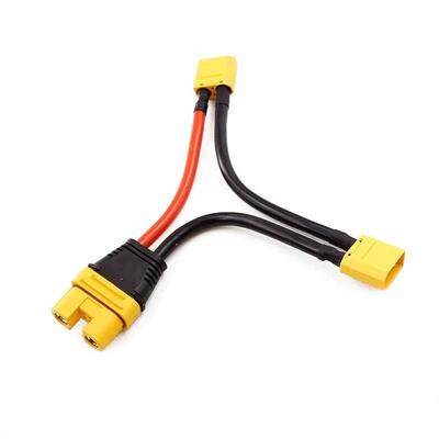 OEM ODM Wiring Solutions Amass AS150U Male Female Connector with Signal Pin And 8AWG Short Silicone Wire China Cable Harness Manufacturers Produce Custom Drone Wiring Harnesses
