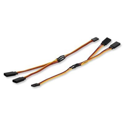 Custom Cable Assembly High Quality 150mm Servo RC Y Style Male to Female JR Cord Extension Splitter Cable True Manufacturing For Electrical Harnesses