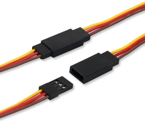 Custom Cable Assembly High Quality 150mm Servo RC Y Style Male to Female JR Cord Extension Splitter Cable True Manufacturing For Electrical Harnesses