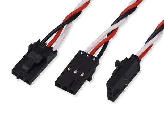 Drone Wiring Harness & UAV Cable Solutions 2x 200mm 22AWG JR-Style Male to Male Twisted Silicone Servo Lead- Ultra-Flexible Signal Cable for Prusa i3 MK3S/3S+ IR Filament Sensor & FC/RX Connections