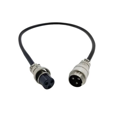 OEM ODM Military Molded Cable Assemblies GX16 GX20 2/3/4/5/6/7/8/9/10 Pin Aviation Plug Socket Connector Pre-soldered Cable GX Electrical Aviation Cable Assembly Factory In China