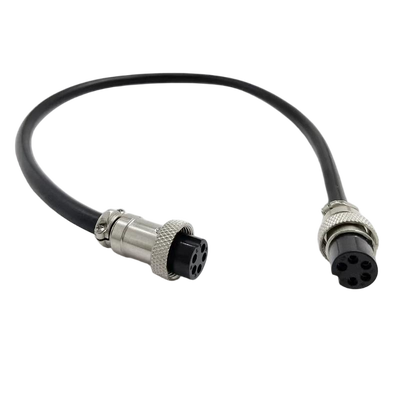 OEM ODM Military Molded Cable Assemblies GX16 GX20 2/3/4/5/6/7/8/9/10 Pin Aviation Plug Socket Connector Pre-soldered Cable GX Electrical Aviation Cable Assembly Factory In China