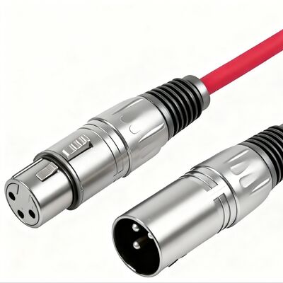 Custom Cable Solution 3pin Male to Female,  Cable Assembly Manufacturing for Microphone, Mixer, Recording Studio