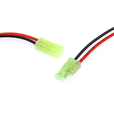 Mini Tamiya EL 2P 4.5mm Pitch Connector With Nickel Tabs Battery Cable Assembly