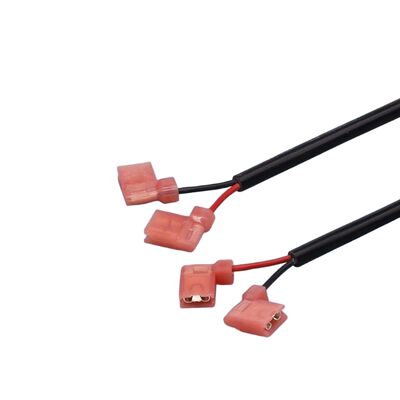 Custom-Manufactured Wire Harness Connectors with Flag-Type Female Spade Terminal—Nylon Fully Insulated Cold-Pressed Terminal Wire
