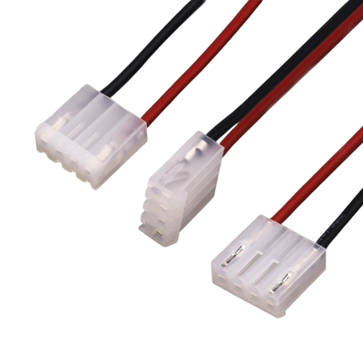 Flexible Custom Wire Harness CH3.96-4p Terminal Connection Cable,Ring Cold-Press Terminal Wire, 4mm Pitch Cable Assembly