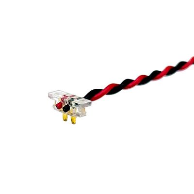 OEM Wiring Harness Assembly ELCO 8000 8005 "Crystal Head" Terminal Cable — 1.0mm Pitch, Gold-Plated — Motor & Lithium Battery Connection Wire