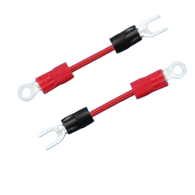 Factory Direct Supply Wire Harness RV1.25 Ring Terminal Wire — Battery Connection Cable Assembly with PVC Insulation Custom Length Wire Harness