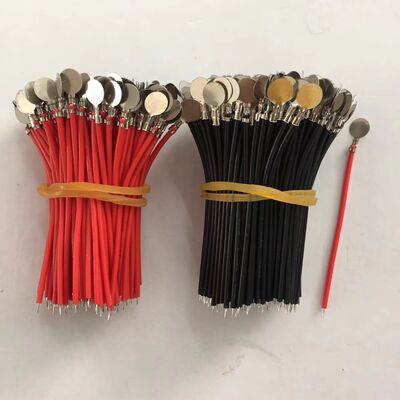 Custom Electronic Wire - UL1007 26AWG Tinned Copper Battery Nickel Sheet Terminal Wire and Solid Nickel Sheet Solder Joint Bright Terminal Wire Silicone Wire