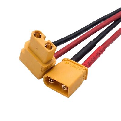 Custom AMS XT30ULW-F Right-Angle Plug Cable — Drone Battery Pack Wiring Harness / XT60 Battery Cable for Drone Tether Cable