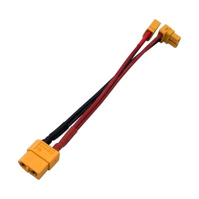 Custom AMS XT30ULW-F Right-Angle Plug Cable — Drone Battery Pack Wiring Harness / XT60 Battery Cable for Drone Tether Cable