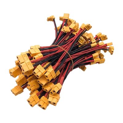 Custom AMS XT30ULW-F Right-Angle Plug Cable — Drone Battery Pack Wiring Harness / XT60 Battery Cable for Drone Tether Cable