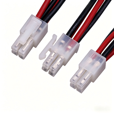 Custom Terminal Wire Harness | 2-pin Power Cable Assembly with Fork Terminals for Power and Signal Transmission  | Made in China Factory