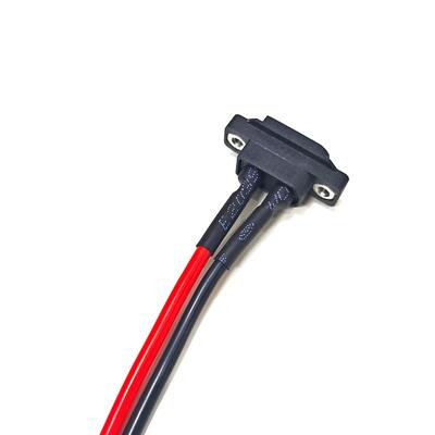 Low MOQ Custom Wire Harness |16~20WAG 2-pin to T-type Power Socket Cable Assembly for Tricycles and Lithium Battery Packs | Electronic Cable Assembly China