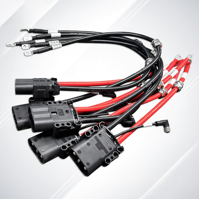 OEM Custom  Wire Harness | UL1007 Female 80A 160A 320A Electric Forklift Power with Rema Battery Connectors Cable Assembly | China Factory Low MOQ